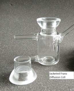 15 mm Franz Diffusion Cell, jacketed for Skin Absorption Test